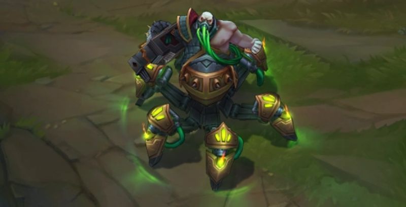 Biệt danh của Urgot chính là một Pháo đài di động